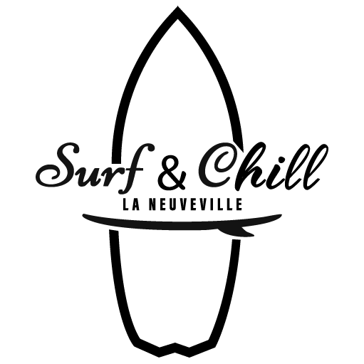 Logo Surf and Chill noir